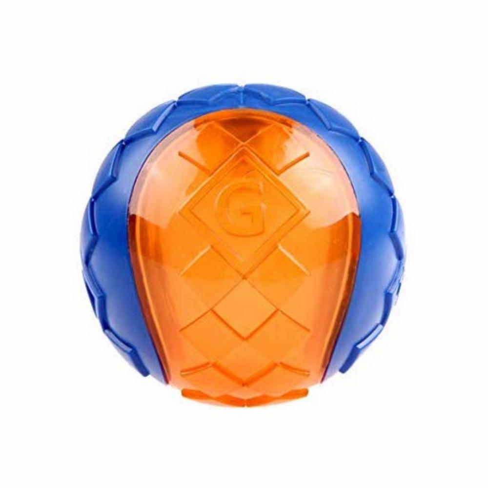 Ball Squeaker – Blue/Orange Dogs