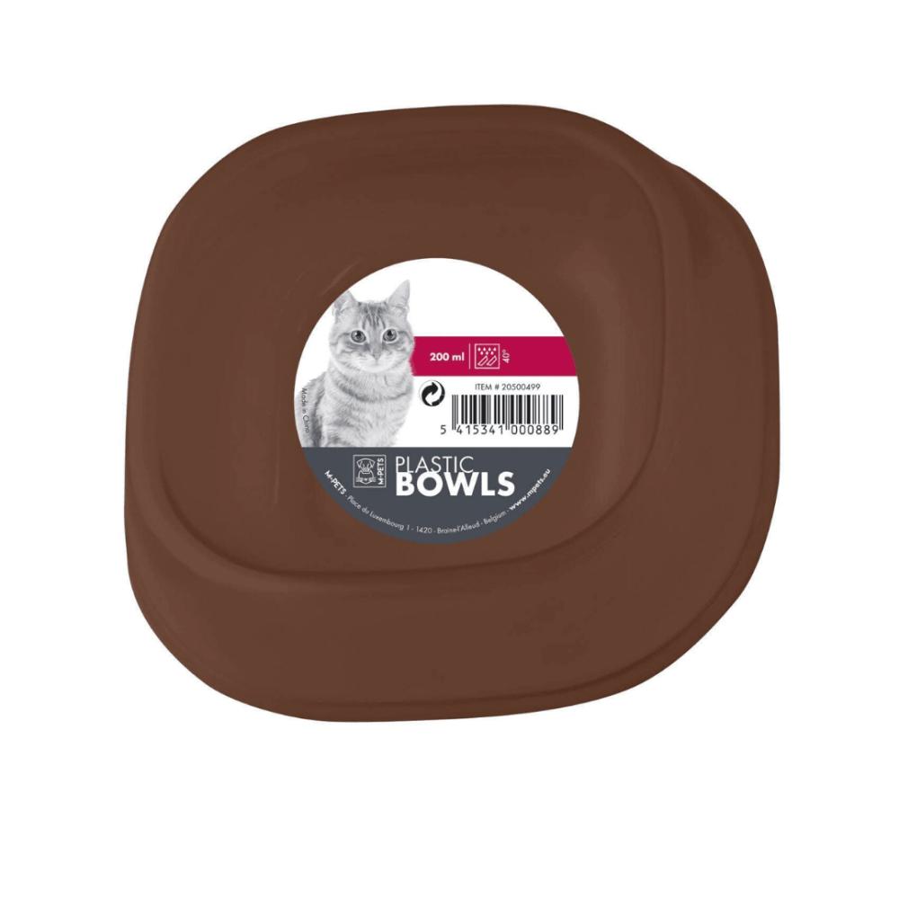 Cat Bowl – Single (200Ml) – Brown Bowls & Feeders