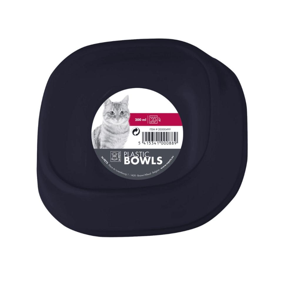 Cat Bowl – Single (200Ml) – Navy Blue Bowls & Feeders