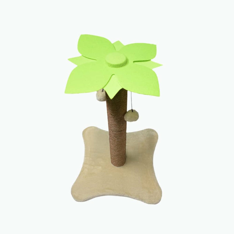 Cat Toys – Coconut Tree Scratcher With Dangler Bed, Furniture & Scratchers