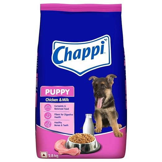 Chappi Dry Dog Food For Puppies – Chicken And Milk Dogs