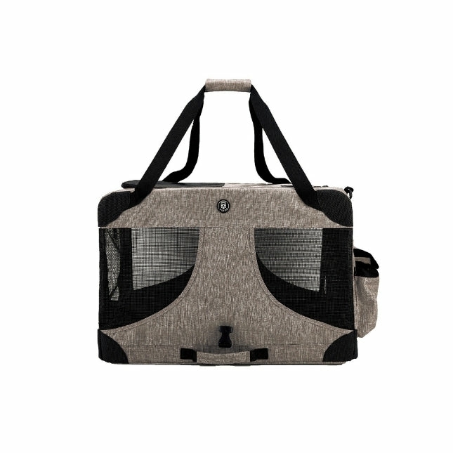 Comfort Premium Outdoor Pet Carrier For Cats & Dogs – Grey Carriers & Travel