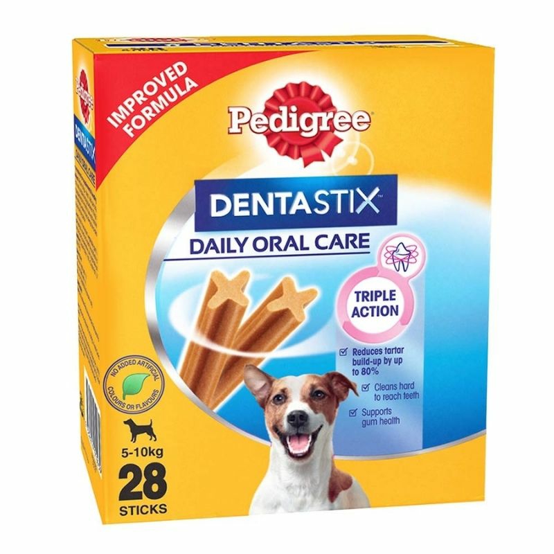 Dentastix Dog Treat Oral Care For Adult Small Breed (5-10 Kg), (28 Sticks) 440G Monthly Pack Dental Treats