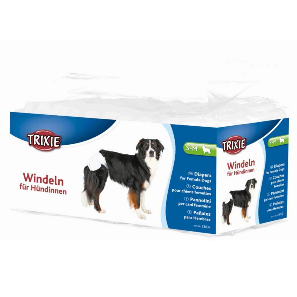 Disposable Diaper For Female Dogs – Pack Of 12 Dogs