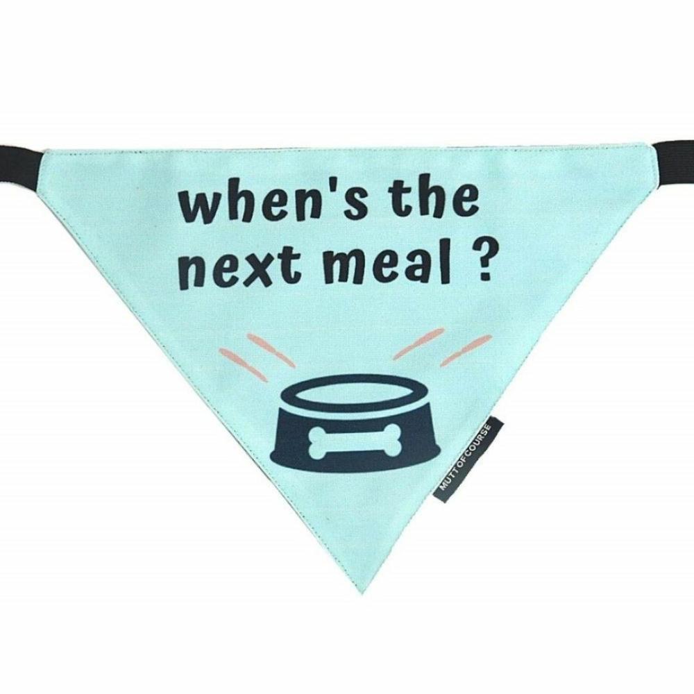 Dog Bandana – When’s The Next Meal Accessories