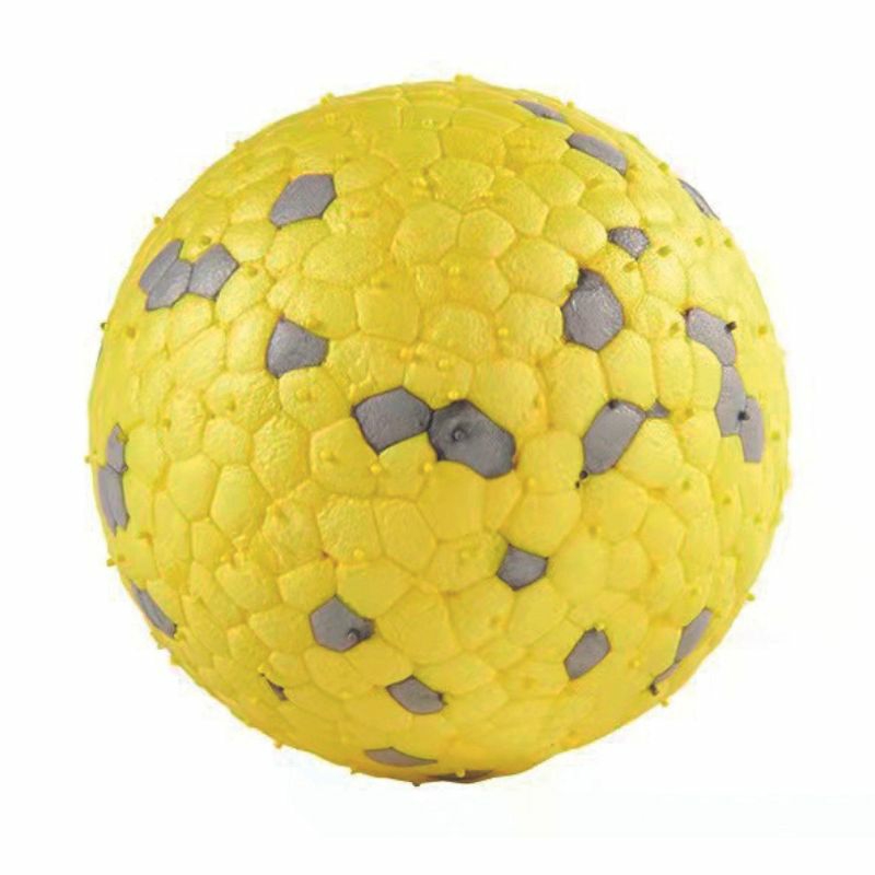 Dog Toys – Bloom Ball (Yellow And Grey) Dogs