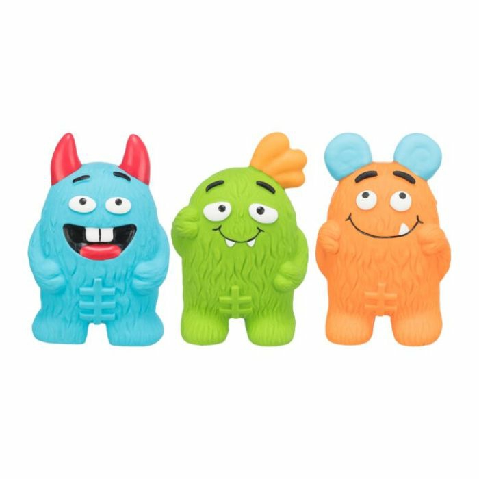 Dog Toys – Latex Monster (Pack Of 1) (Assorted Designs) – For Small Breeds Dogs