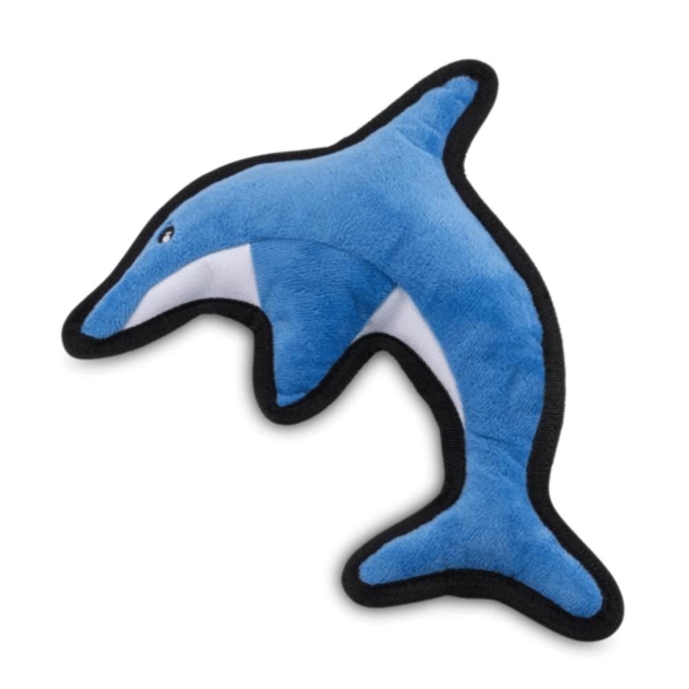 Dog Toys – Rough & Tough Recycled Plastic Toys – Dolphin Dogs