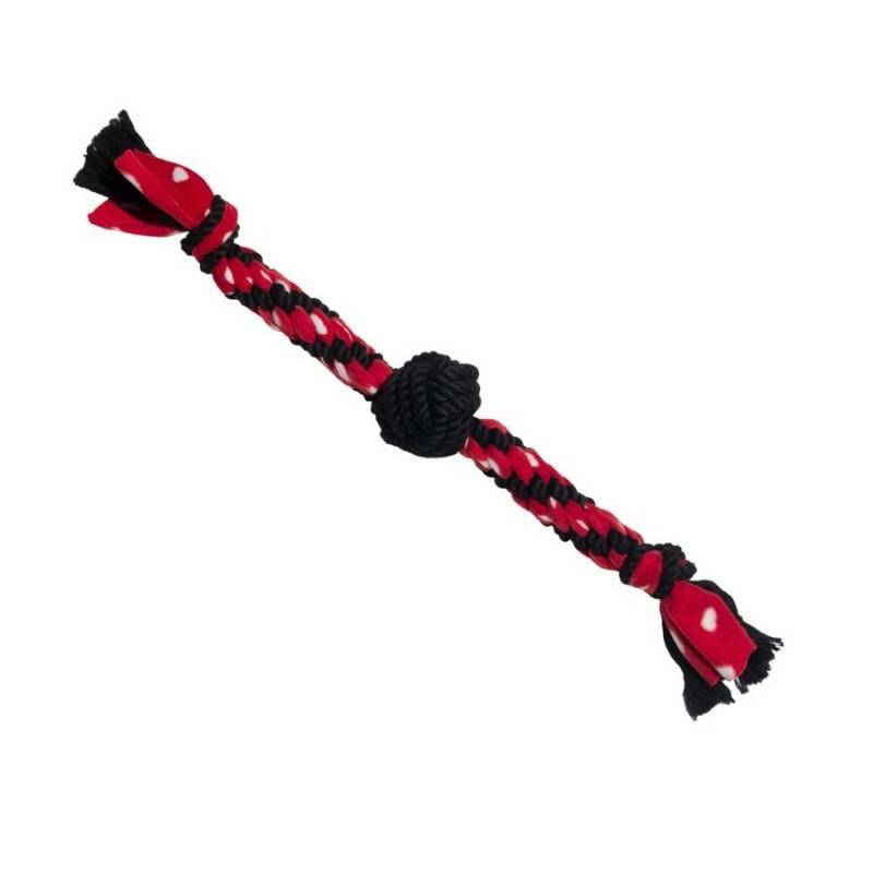 Dog Toys – Signature Rope Dual Knot With Ball Dogs