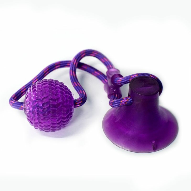 Dog Toys – Vacuum Cup With Rope And Ball (Suitable For Smaller Breeds) Dogs