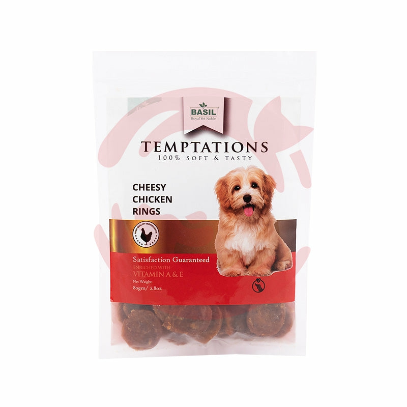 Dog Treats – Cheesy Chicken Rings (80G) Dogs