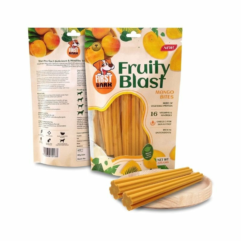 Dog Treats – Fruity Blast – Mango Bites (225G) Dogs