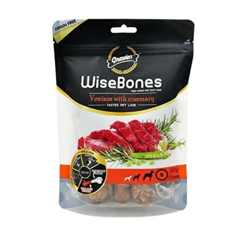 Dog Treats – Wisebone Grain Free – Venison With Rosemary – 200G Dental Treats