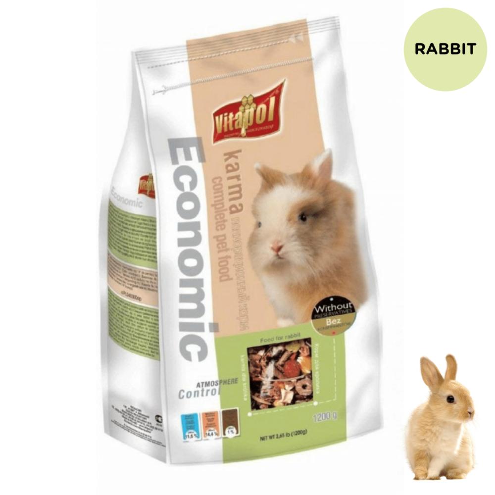 Economic Food For Rabbits (1.2Kg) More Pets