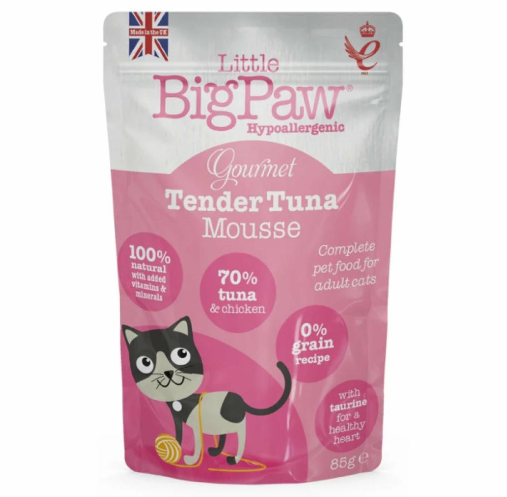 Little Bigpaw Wet Cat Food – Gourmet Tuna Mousse – Pack Of 12 (12 X 85 Gms) Cat