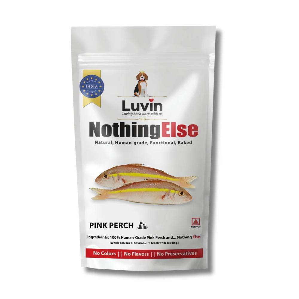 Nothing Else Pink Perch Treats For Dogs & Cats-70G Cat