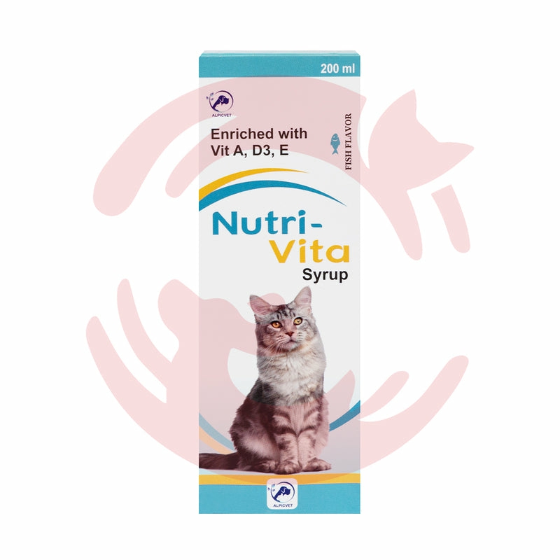 Nutri-Vita Syrup For Dogs And Cats – Fish Flavour (200Ml) Cat