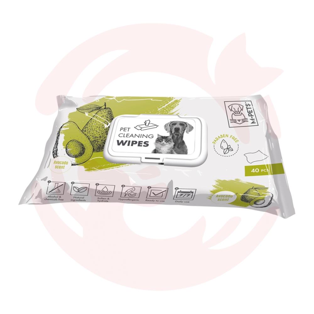 Pet Cleaning Wipes – Avocado (40 Pcs) Dogs