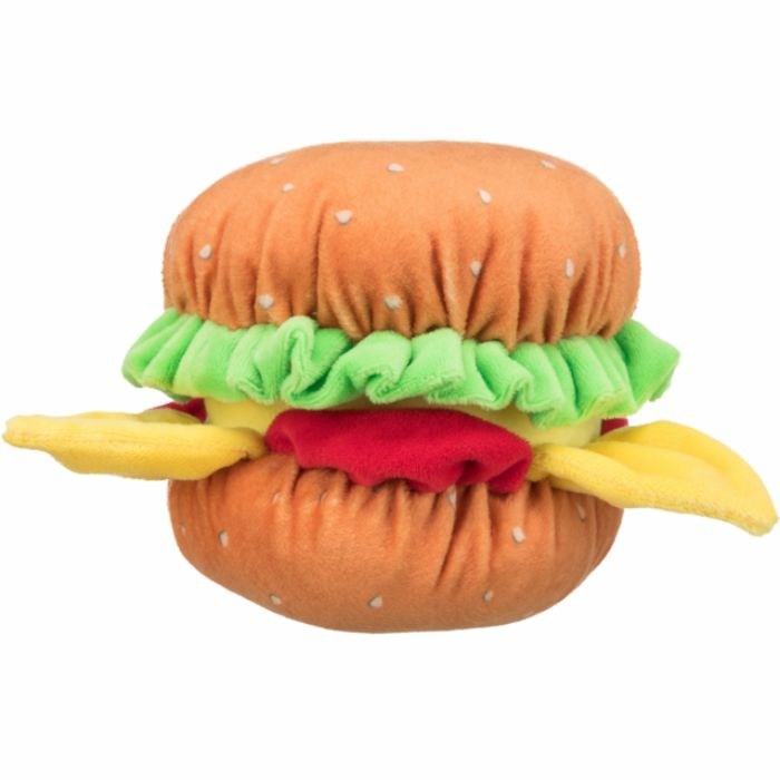 Plush Dog Toys – Burger For Small Breeds Dogs