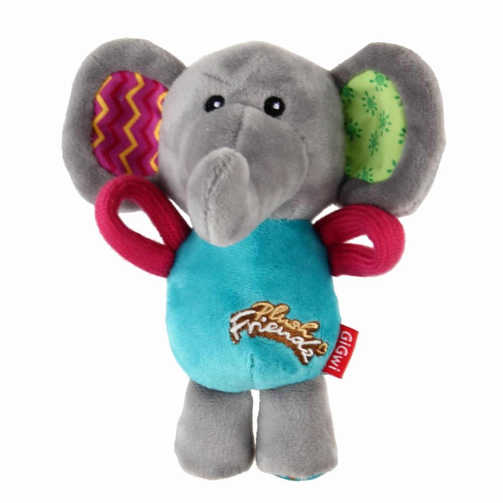 Plush Friendz With Squeaker – Elephant Dogs