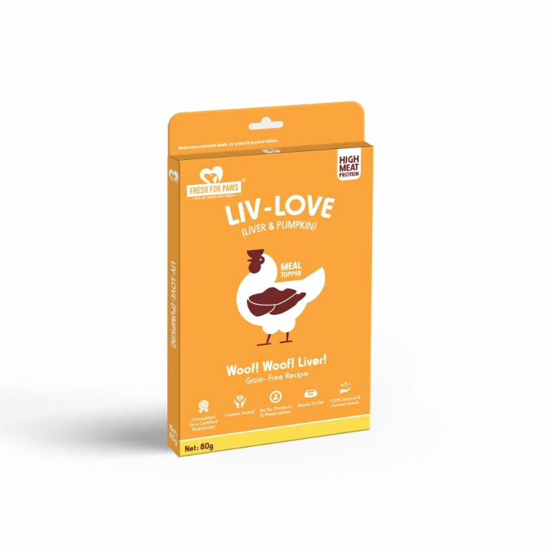 Protein Rich Dog Treats – Liv Love – Pumpkin (80G) Dogs