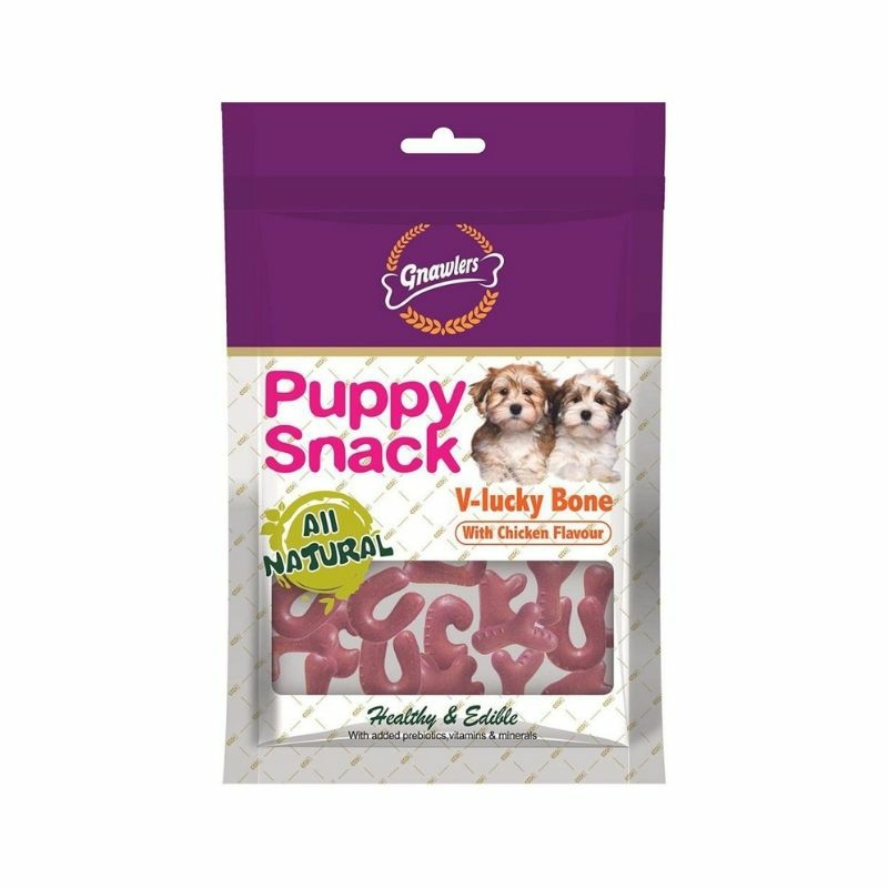 Puppy Dog Treats – V-Lucky Bone – Chicken Flavor (270G) Dogs