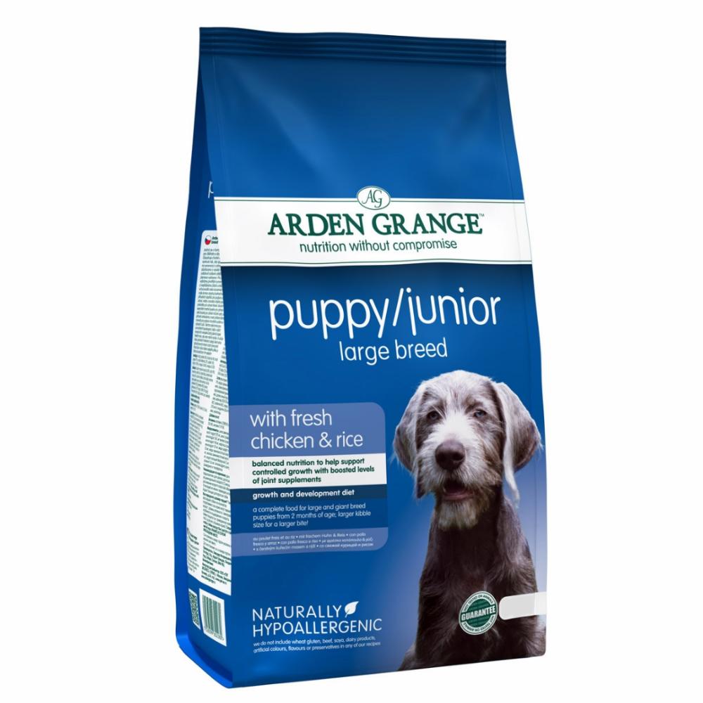 Puppy/Junior (Large Breed) Dry Dog Food – Fresh Chicken & Rice Dogs