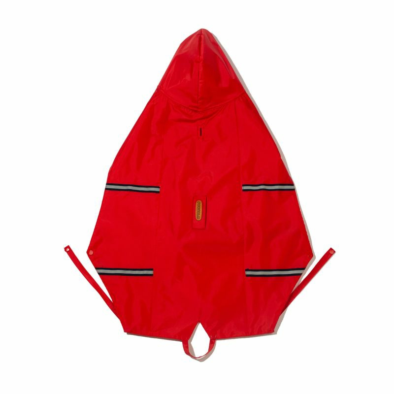 Raincoats With Reflective Strips For Dogs – Red Accessories