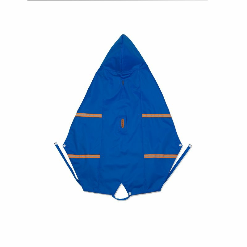 Raincoats With Reflective Strips For Dogs – Royal Blue Accessories