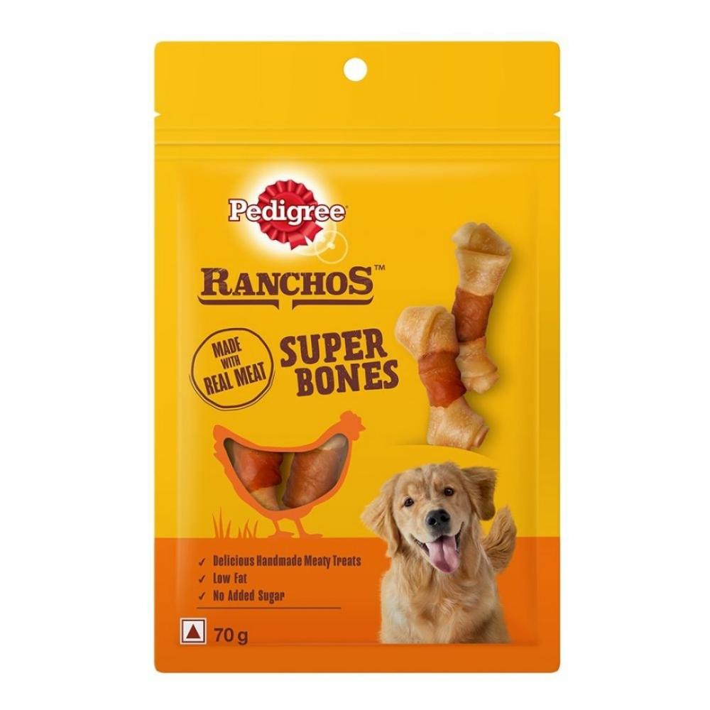 Ranchos Super Bones Chicken & Milk Flavour (70G) Dogs