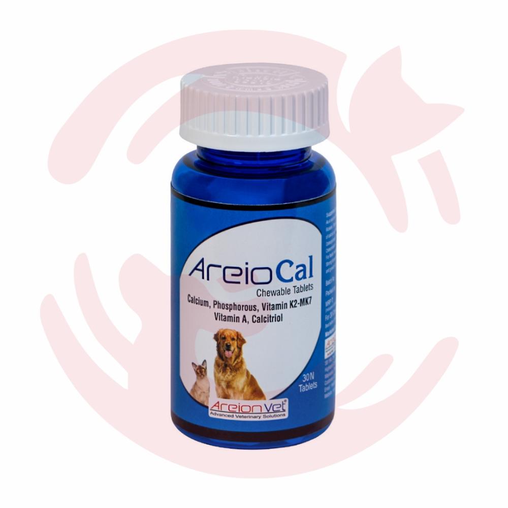 Supplements For Cats & Dogs – Areiocal (30 Chewable Tabs) Cat