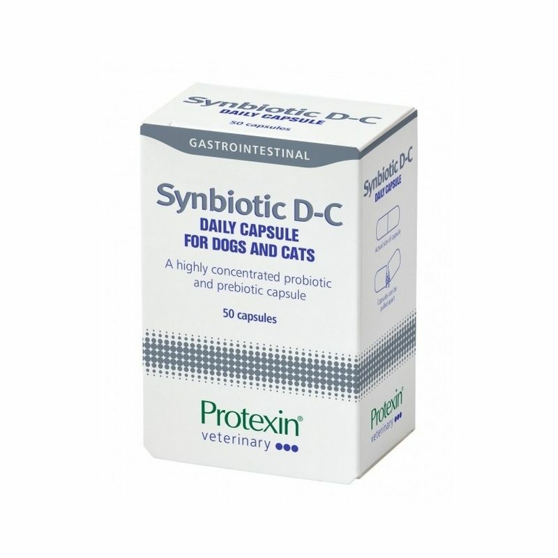 Synbiotic D-C Gastrointestinal Capsules For Dogs And Cats (50 Capsules) Cat