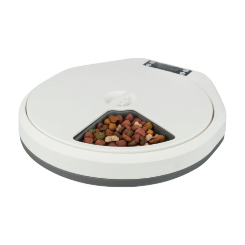 Tx4+1 Automatic Food Dispenser For Cats & Dogs Bowls & Feeders