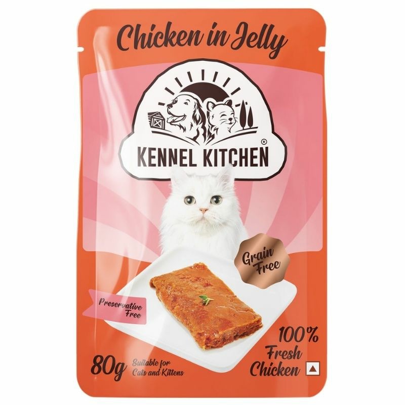 Wet Cat Food – Chicken In Jelly (Pack Of 15 X 80G Pouches) Cat