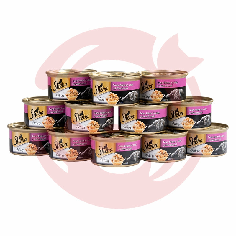 Wet Cat Food – Tuna Filets In Jelly Can – Pack Of 12 (85G X 12 Cans) Cat