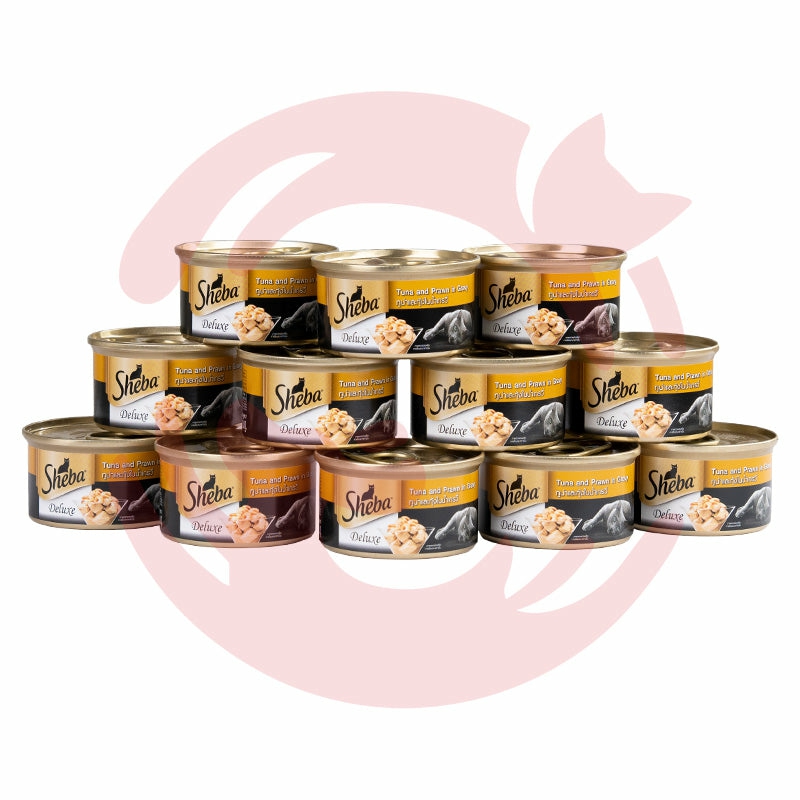 Wet Cat Food – Tuna & Prawns In Gravy Can (Pack Of 12 I.E. 85G X 12 Cans) Cat