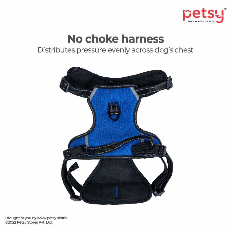 Harnesses For Dogs – Double Padded P Series – Royal Blue (Xl) Accessories