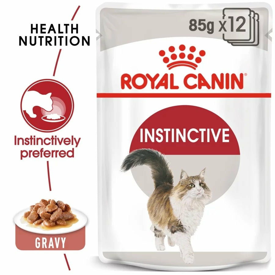 Instinctive Adult Gravy Wet Cat Food (85G X 12 Pouches) Cat